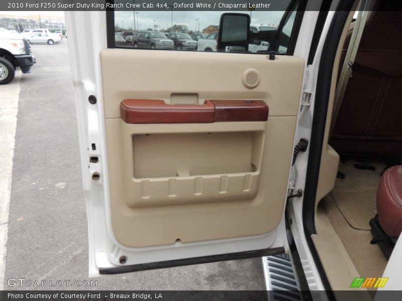Oxford White / Chaparral Leather 2010 Ford F250 Super Duty King Ranch Crew Cab 4x4