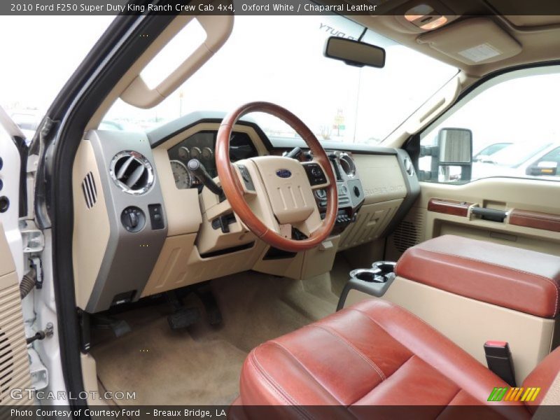 Chaparral Leather Interior - 2010 F250 Super Duty King Ranch Crew Cab 4x4 