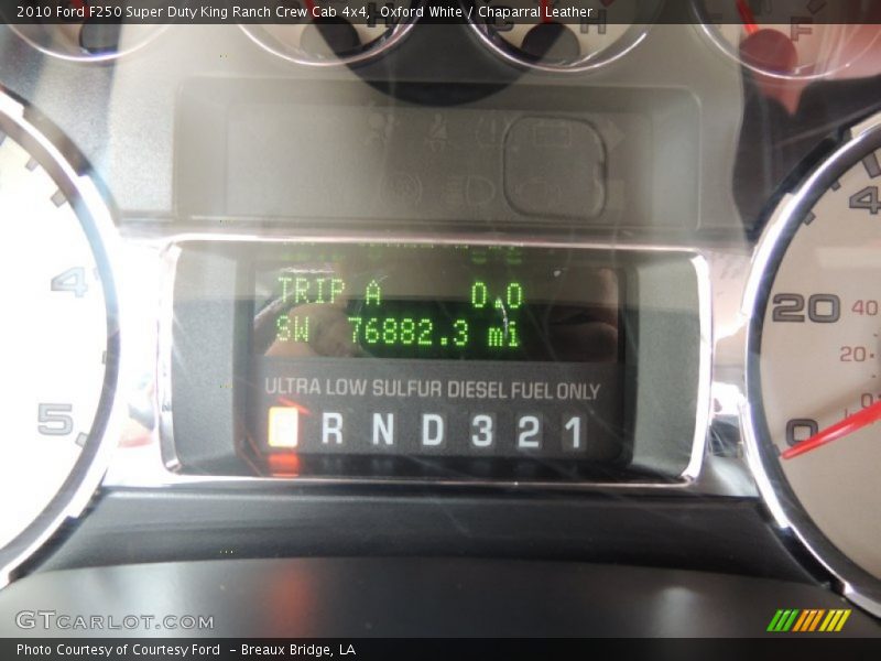Oxford White / Chaparral Leather 2010 Ford F250 Super Duty King Ranch Crew Cab 4x4