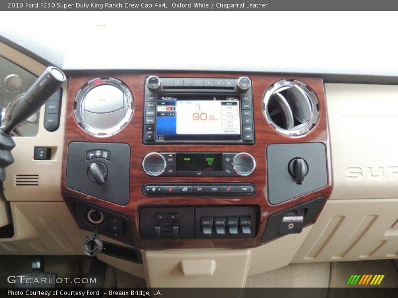 Controls of 2010 F250 Super Duty King Ranch Crew Cab 4x4