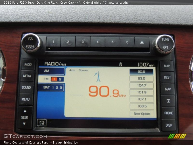Oxford White / Chaparral Leather 2010 Ford F250 Super Duty King Ranch Crew Cab 4x4