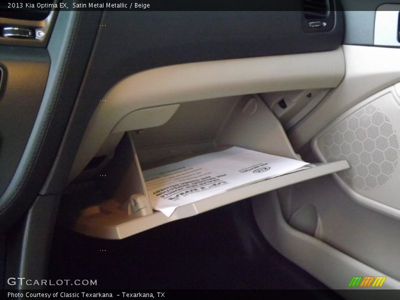 Satin Metal Metallic / Beige 2013 Kia Optima EX