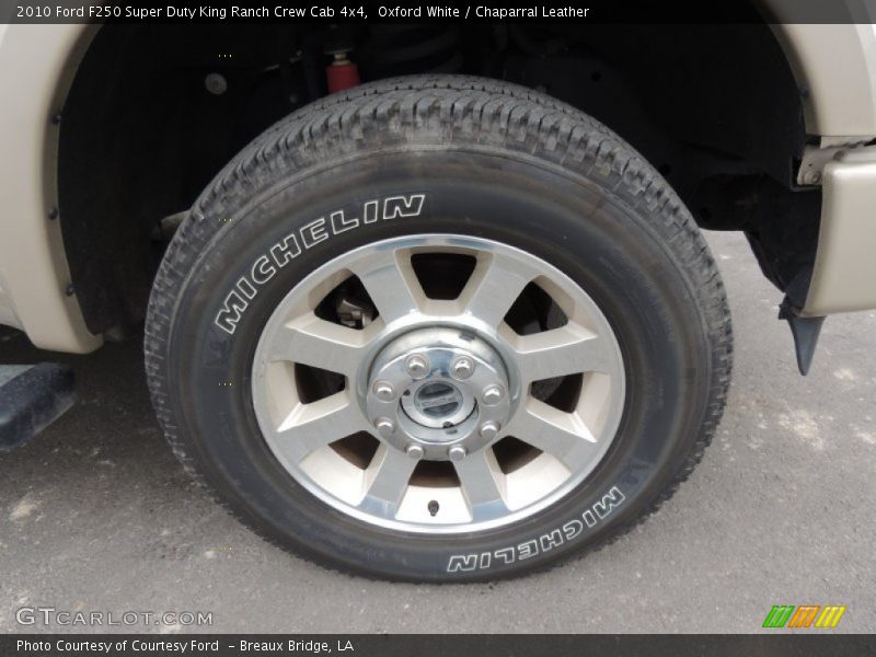 Oxford White / Chaparral Leather 2010 Ford F250 Super Duty King Ranch Crew Cab 4x4