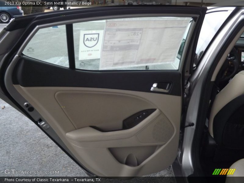 Satin Metal Metallic / Beige 2013 Kia Optima EX