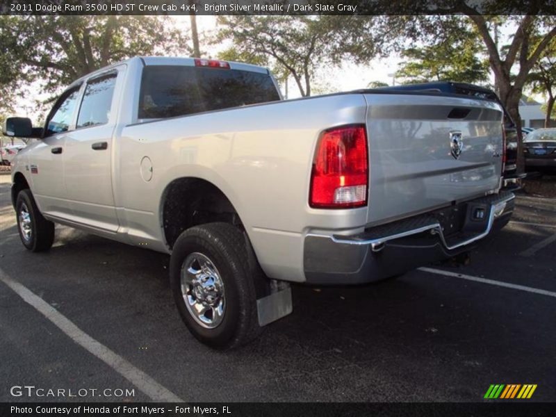 Bright Silver Metallic / Dark Slate Gray 2011 Dodge Ram 3500 HD ST Crew Cab 4x4
