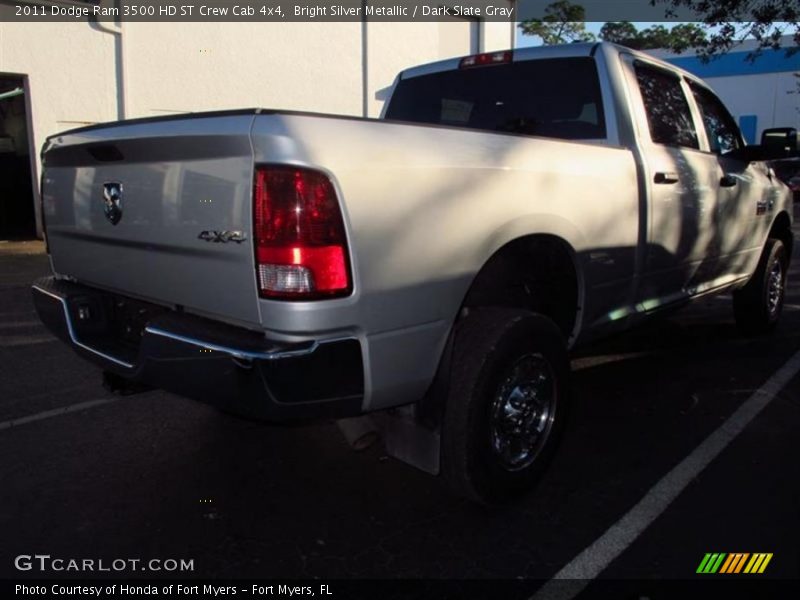 Bright Silver Metallic / Dark Slate Gray 2011 Dodge Ram 3500 HD ST Crew Cab 4x4