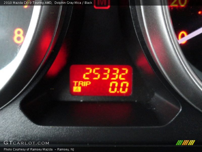 Dolphin Gray Mica / Black 2010 Mazda CX-9 Touring AWD