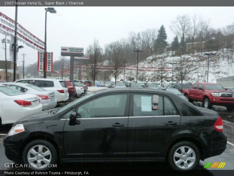 Super Black / Charcoal 2007 Nissan Versa SL