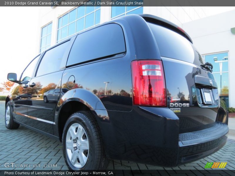 Blackberry Metallic / Dark Slate Gray/Light Shale 2010 Dodge Grand Caravan SE