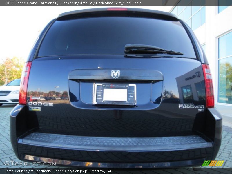 Blackberry Metallic / Dark Slate Gray/Light Shale 2010 Dodge Grand Caravan SE