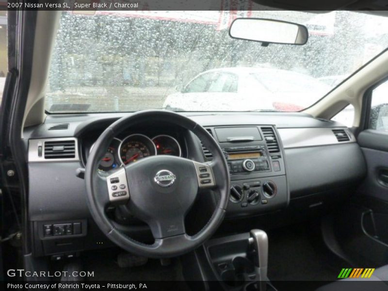 Super Black / Charcoal 2007 Nissan Versa SL