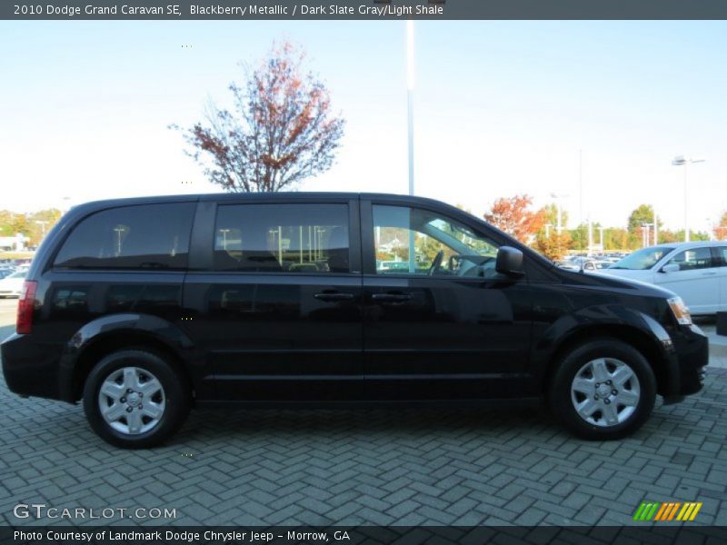 Blackberry Metallic / Dark Slate Gray/Light Shale 2010 Dodge Grand Caravan SE