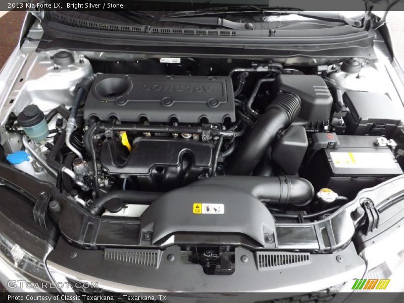  2013 Forte LX Engine - 2.0 Liter DOHC 16-Valve CVVT 4 Cylinder