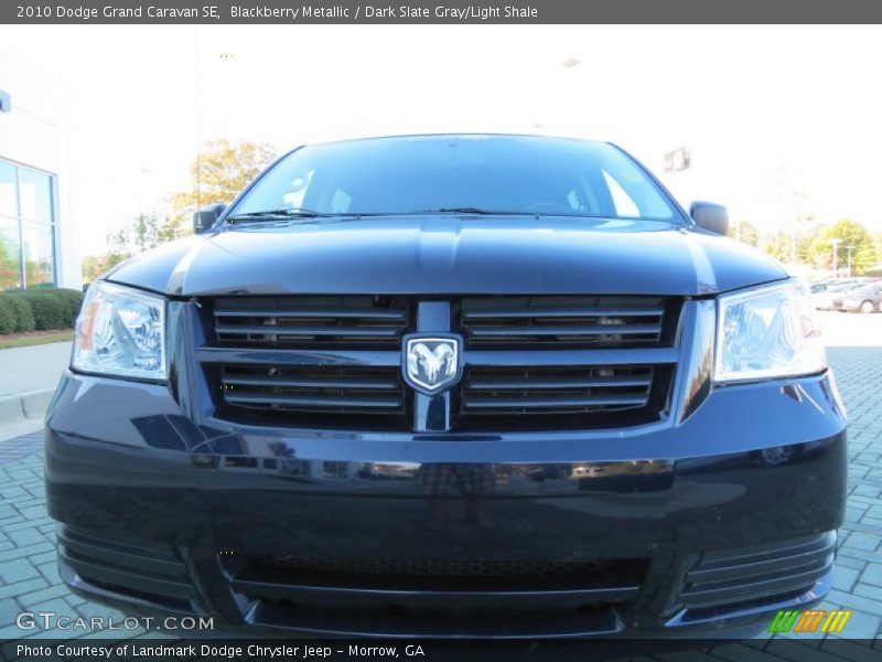 Blackberry Metallic / Dark Slate Gray/Light Shale 2010 Dodge Grand Caravan SE