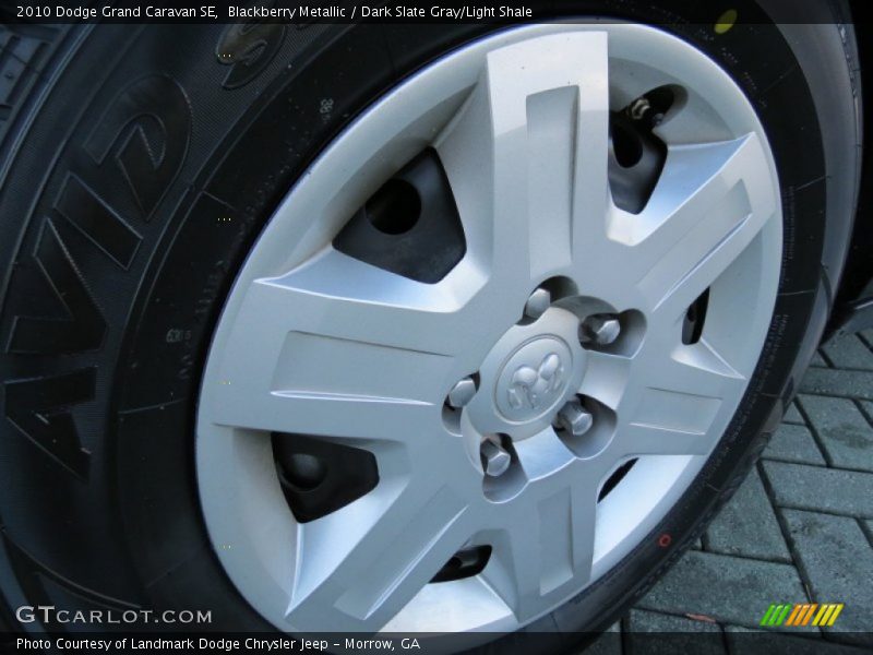 Blackberry Metallic / Dark Slate Gray/Light Shale 2010 Dodge Grand Caravan SE