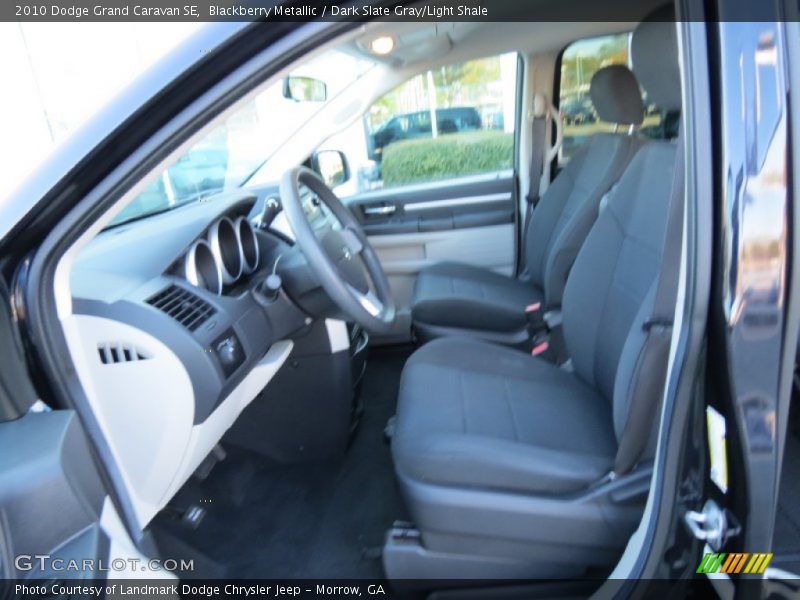 Blackberry Metallic / Dark Slate Gray/Light Shale 2010 Dodge Grand Caravan SE