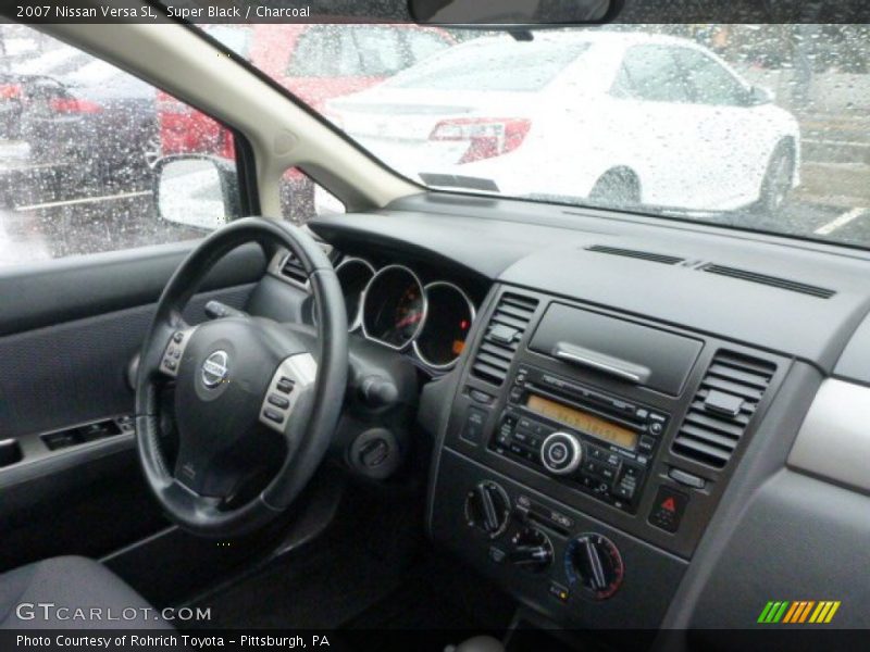 Super Black / Charcoal 2007 Nissan Versa SL