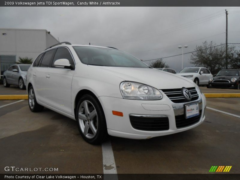 Candy White / Anthracite 2009 Volkswagen Jetta TDI SportWagen