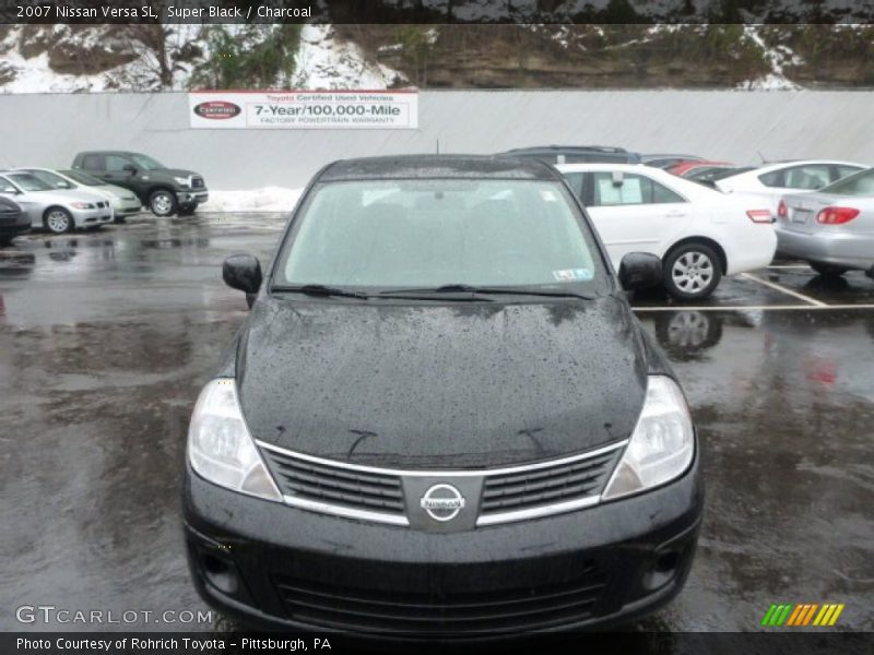 Super Black / Charcoal 2007 Nissan Versa SL