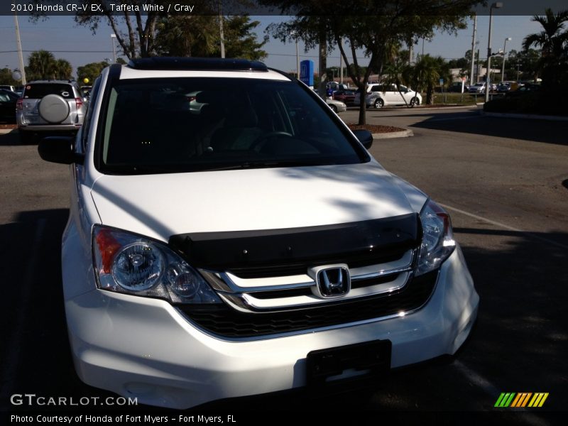 Taffeta White / Gray 2010 Honda CR-V EX