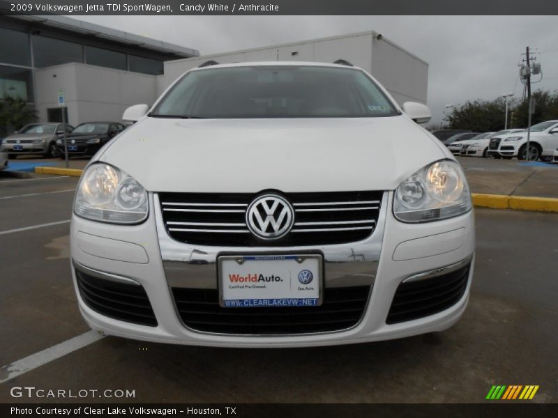 Candy White / Anthracite 2009 Volkswagen Jetta TDI SportWagen