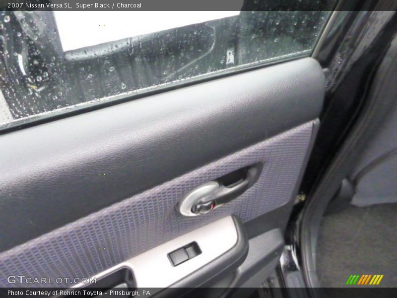 Super Black / Charcoal 2007 Nissan Versa SL