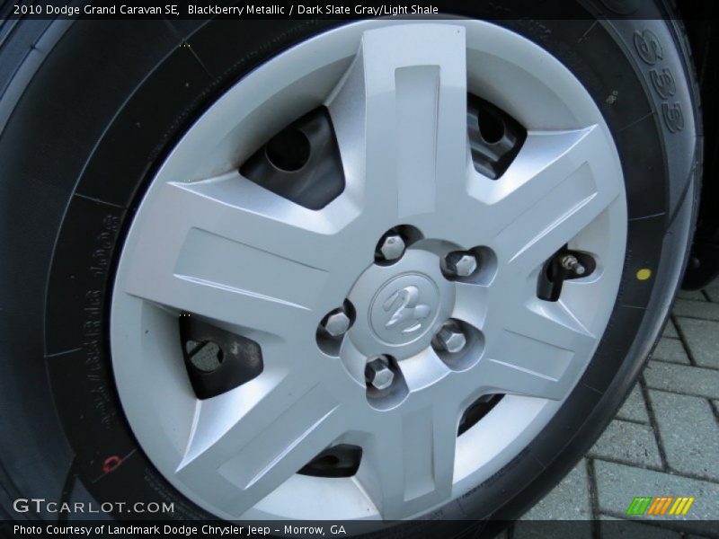 Blackberry Metallic / Dark Slate Gray/Light Shale 2010 Dodge Grand Caravan SE