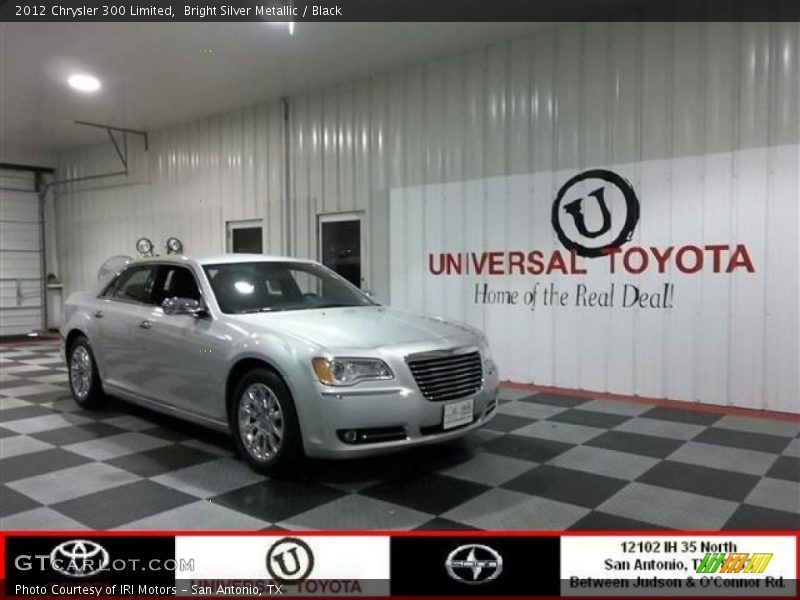 Bright Silver Metallic / Black 2012 Chrysler 300 Limited