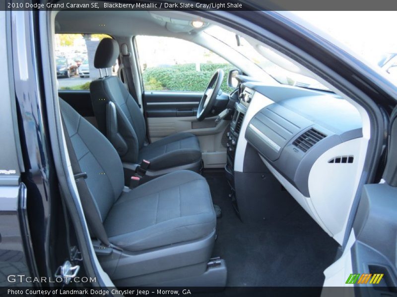 Blackberry Metallic / Dark Slate Gray/Light Shale 2010 Dodge Grand Caravan SE