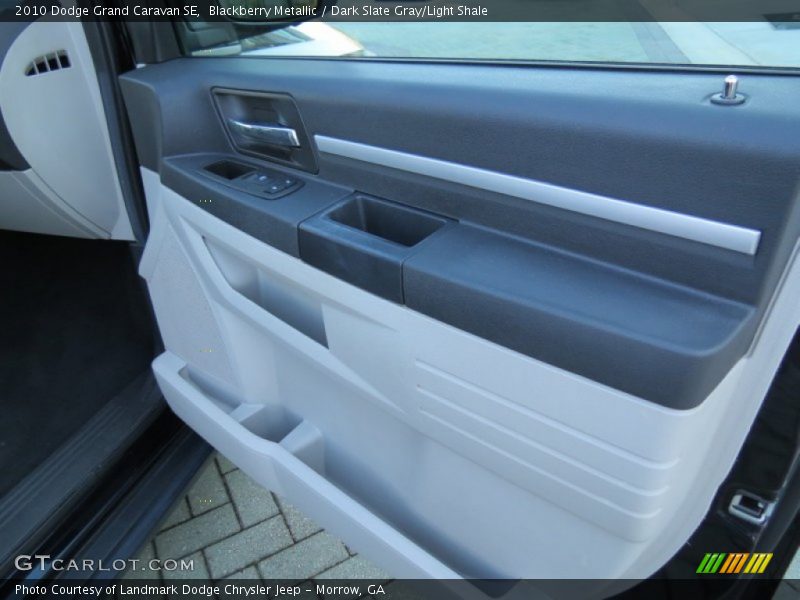 Blackberry Metallic / Dark Slate Gray/Light Shale 2010 Dodge Grand Caravan SE