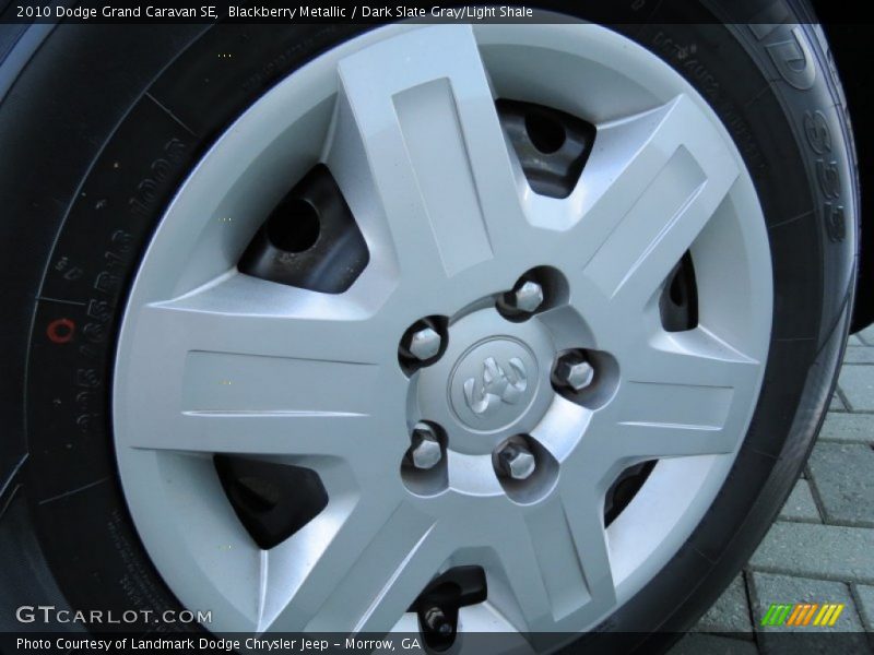 Blackberry Metallic / Dark Slate Gray/Light Shale 2010 Dodge Grand Caravan SE