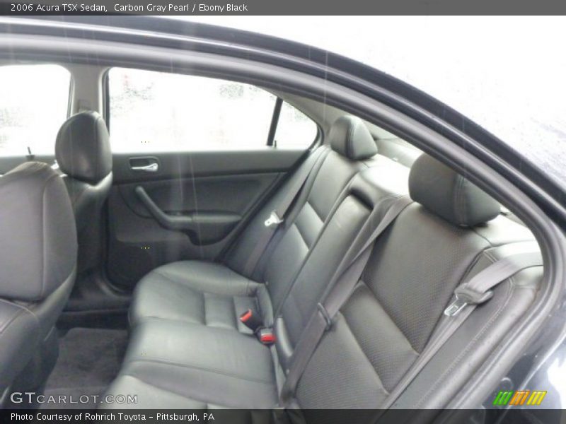 Carbon Gray Pearl / Ebony Black 2006 Acura TSX Sedan