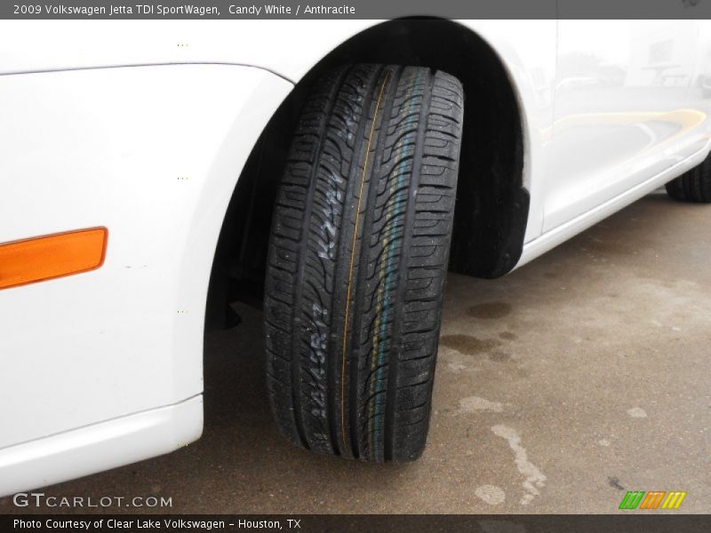 Candy White / Anthracite 2009 Volkswagen Jetta TDI SportWagen