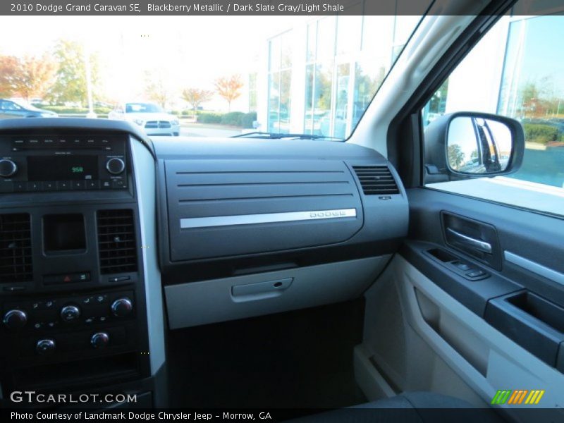 Blackberry Metallic / Dark Slate Gray/Light Shale 2010 Dodge Grand Caravan SE