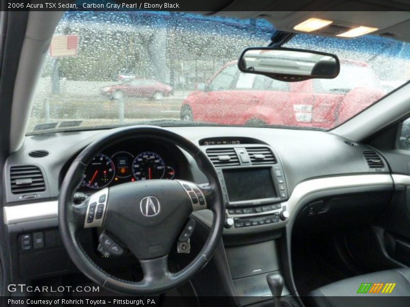 Carbon Gray Pearl / Ebony Black 2006 Acura TSX Sedan