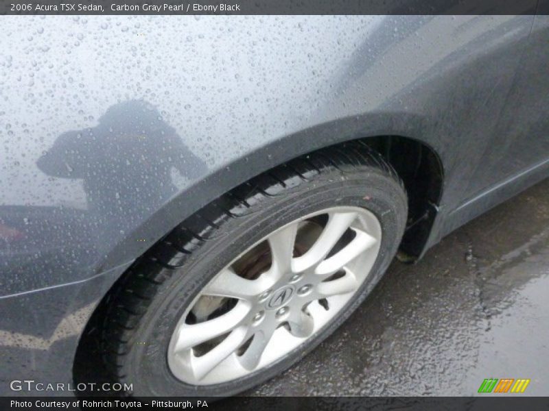 Carbon Gray Pearl / Ebony Black 2006 Acura TSX Sedan