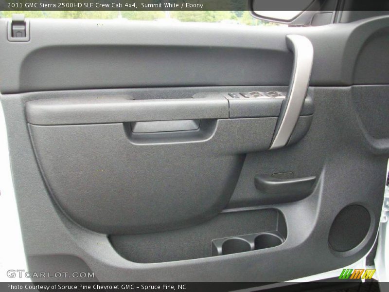 Summit White / Ebony 2011 GMC Sierra 2500HD SLE Crew Cab 4x4