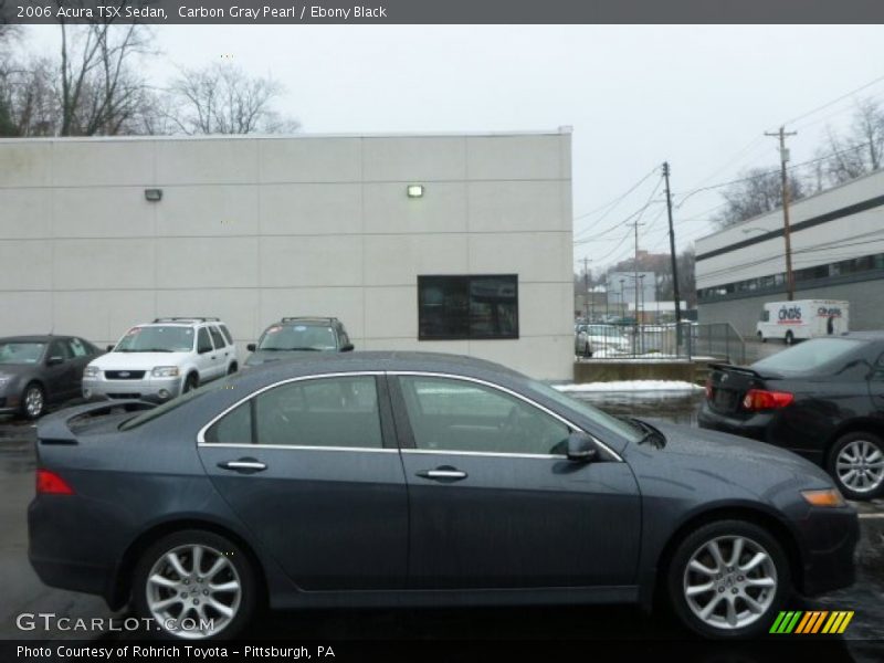 Carbon Gray Pearl / Ebony Black 2006 Acura TSX Sedan