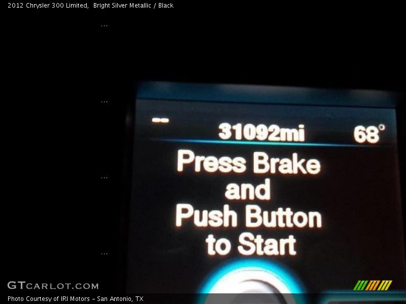 Bright Silver Metallic / Black 2012 Chrysler 300 Limited