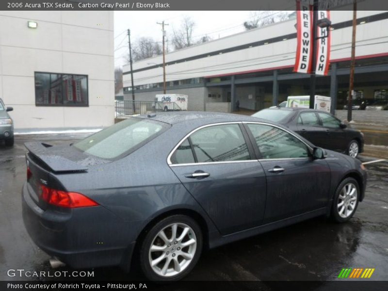 Carbon Gray Pearl / Ebony Black 2006 Acura TSX Sedan