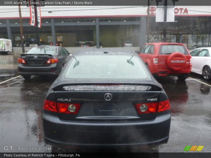 Carbon Gray Pearl / Ebony Black 2006 Acura TSX Sedan