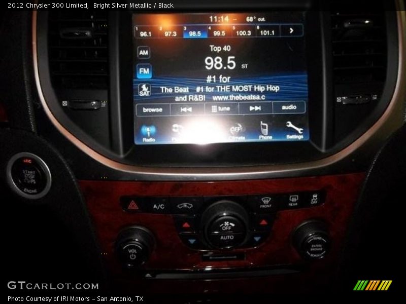 Bright Silver Metallic / Black 2012 Chrysler 300 Limited