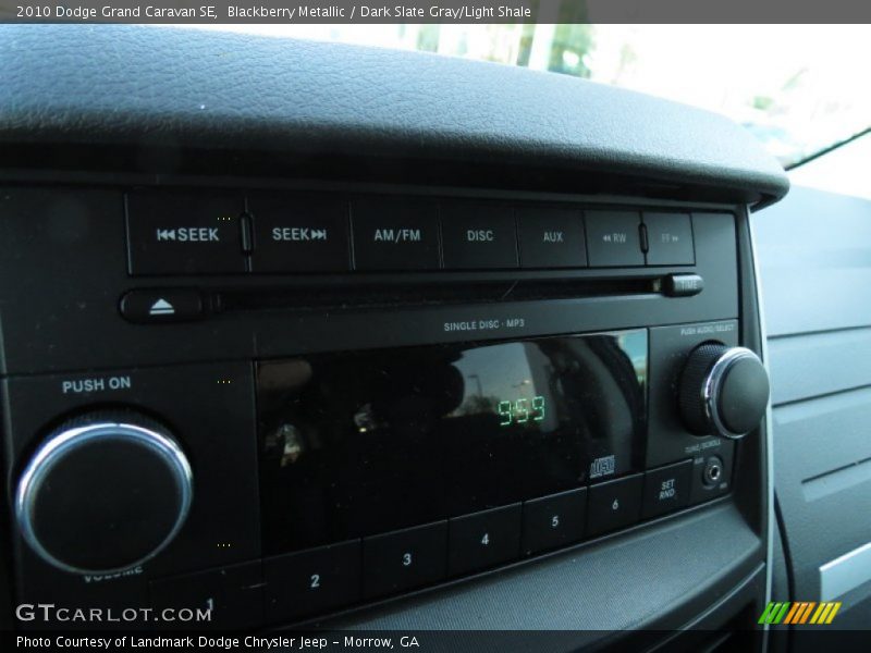 Blackberry Metallic / Dark Slate Gray/Light Shale 2010 Dodge Grand Caravan SE