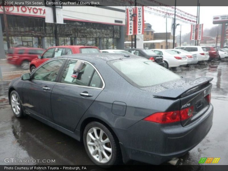 Carbon Gray Pearl / Ebony Black 2006 Acura TSX Sedan