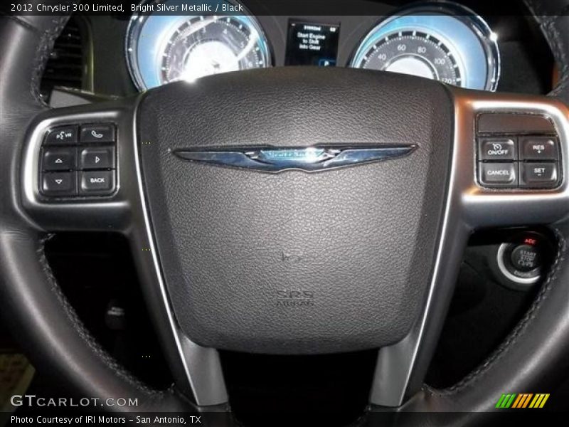Bright Silver Metallic / Black 2012 Chrysler 300 Limited