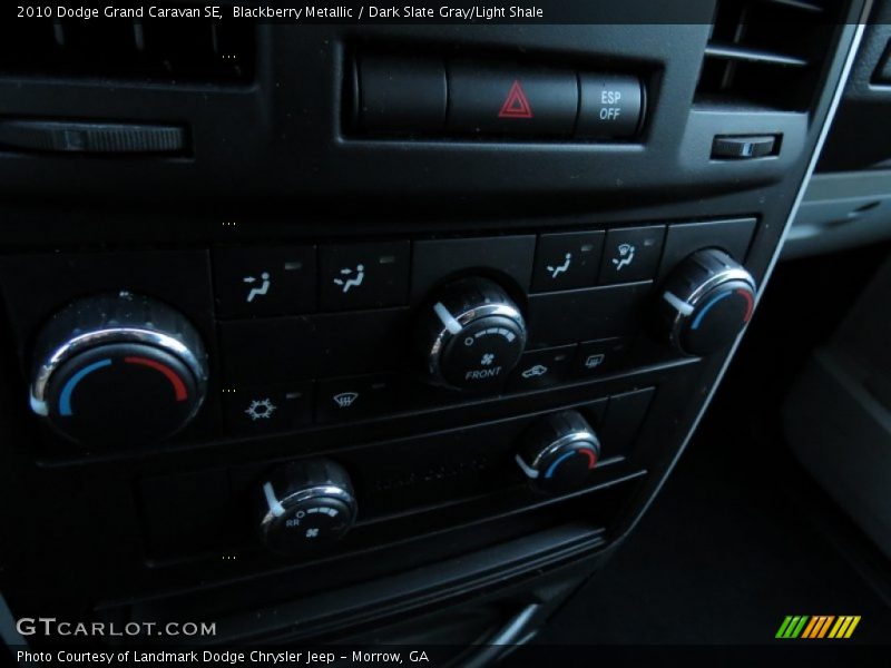 Blackberry Metallic / Dark Slate Gray/Light Shale 2010 Dodge Grand Caravan SE