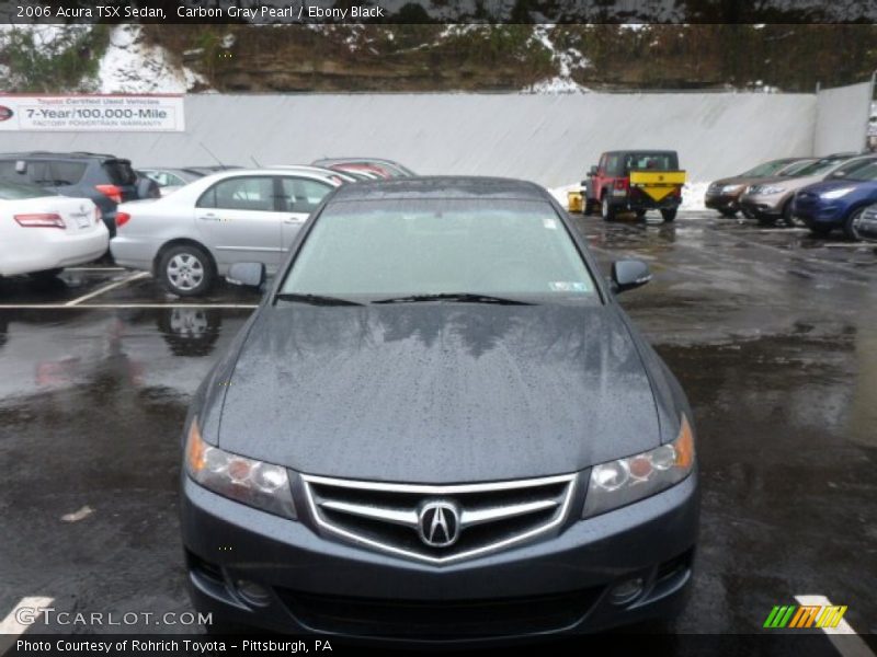 Carbon Gray Pearl / Ebony Black 2006 Acura TSX Sedan