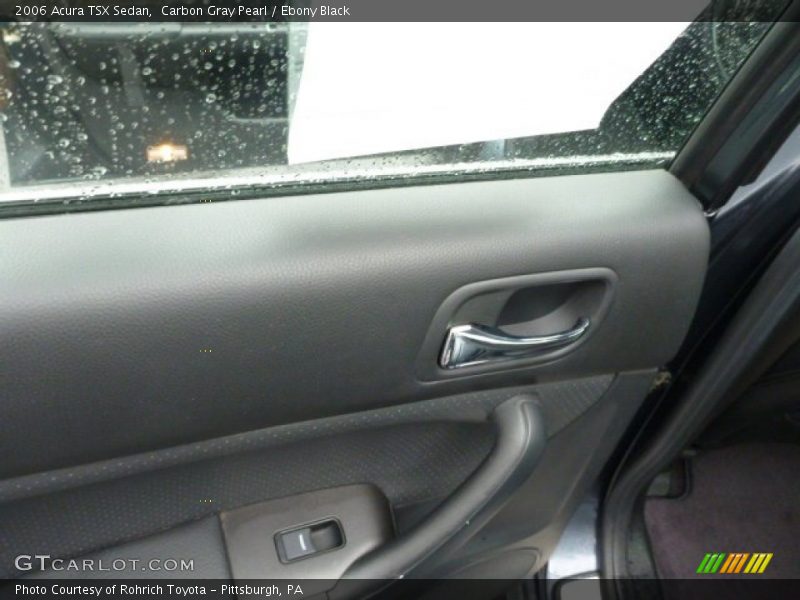 Carbon Gray Pearl / Ebony Black 2006 Acura TSX Sedan