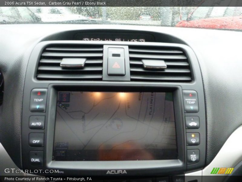 Carbon Gray Pearl / Ebony Black 2006 Acura TSX Sedan