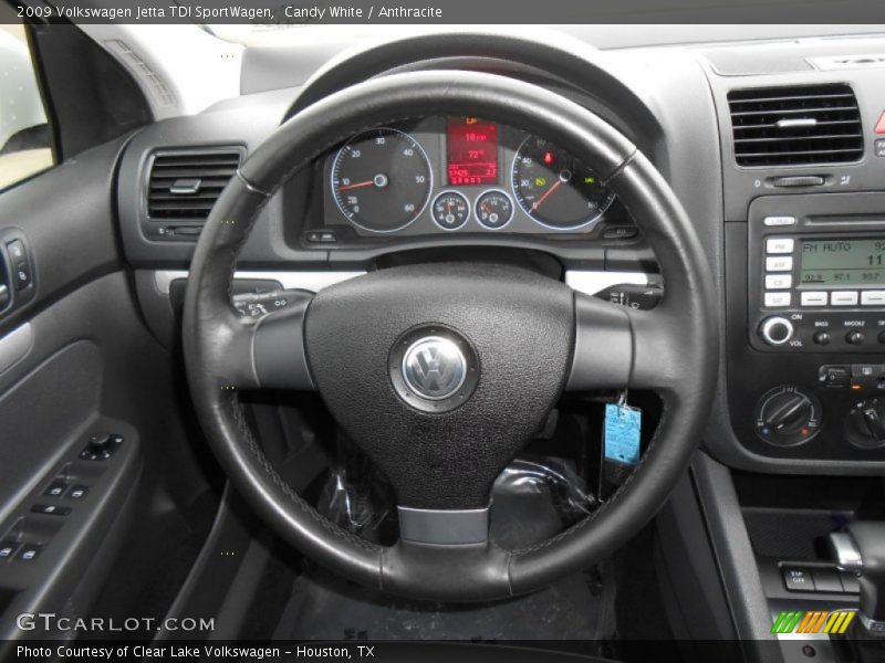 Candy White / Anthracite 2009 Volkswagen Jetta TDI SportWagen